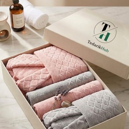 Lüks Kutulu Banyo Havlu Seti